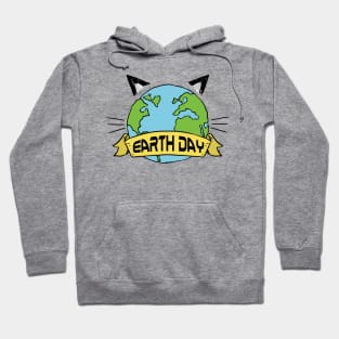 Cat Earth Day Hoodie